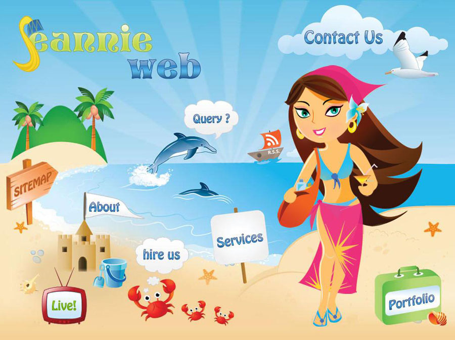 Jeannieweb.com – Portfolio design example of an Indian chick ( 25 Beautiful Portfolio Website Designs?nid=8241 )